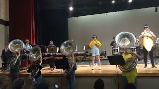 Bloomingdale Senior High School Rajun Bull Marching Band  PRISM 2024  My WayFly Me to the Moon [upl. by Esirahc]