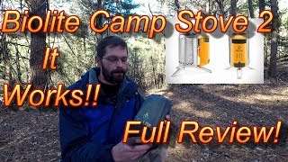 Biolite Camp Stove 2 Full review and how to use [upl. by Aihsena]