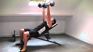 Dumbbell Chest Press  Incline amp Twist [upl. by Erolyat891]