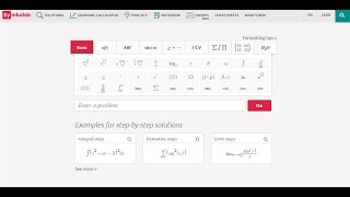 Solving problems using Symbolab [upl. by Ardnuhsal]