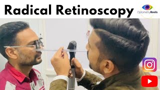 How to do Radical Retinoscopy  Perform retinoscopy even in dull reflex  Challenging Retinoscopy [upl. by Harrus]