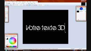 TUTOPaintnetTexte 3D FR [upl. by Nogam]