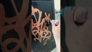 How to copper tag graffiti tagging [upl. by Nnaeinahpets]