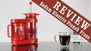 Review Bodum Bistro Electric French Press Coffee amp Tea Maker or Dripper [upl. by Pelagias]