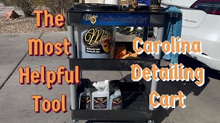 Best Detailing Tool Carolina Detailing Cart Autoforgenet Car Washing Rinseless Washing [upl. by Alcot]