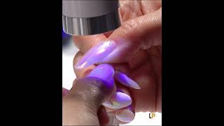 Quick Gel Extension Nail Art [upl. by Malita798]