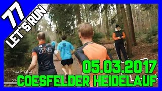 Let´s Run 77  Coesfelder Heidelauf  9km Crosslauf mit mehreren Runden als Vorbereitung [upl. by Fulviah]