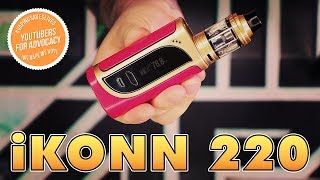 Eleaf iKonn 220ELLO Tank Kit Review [upl. by Tabitha]