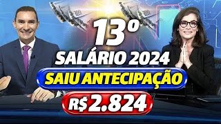 CALENDÃRIO INSS 2024  1Âª PARCELA do 13Âº SALÃRIO para os APOSENTADOS  VEJA DATAS e VALORES [upl. by Aicenek333]