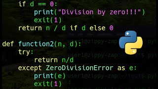 Python  How to Handle Division by Zero [upl. by Harrod667]