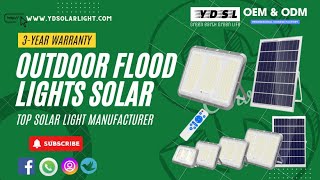 outdoor flood lights YDSL  Solar outdoor flood lights  LED outdoor solar flood lights [upl. by Hescock]