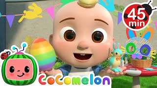 Easter Masks Song  MORE CoComelon Nursery Rhymes amp Kids Animal Songs [upl. by Anhsirk3]