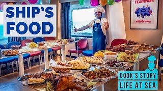 Ships cook life onboard Foodonship shipchef Merchantnavy [upl. by Zeta]