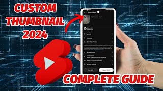 THE FASTEST WAY TO MAKE EYECATCHING YOUTUBE SHORTS THUMBNAILS 2024 [upl. by Abraham]