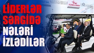 Azərbaycan və Belarus prezidentləri Caspian Agro və InterFood Azerbaijan sərgiləri ilə tanış olublar [upl. by Valleau]