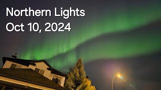 Northern Lights Oct 10 2024 [upl. by Harms41]