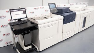 Xerox Versant 180  Digital Color Press Booklet Maker [upl. by Rayshell419]