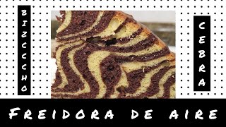 BIZCOCHO CEBRA 🦓 en freidora de aire INNSKY AIRFRYER [upl. by Ecyac178]