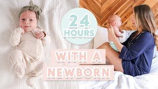 24 HOURS WITH A NEWBORN  First Time Parents  Our Daily Routine [upl. by Finnigan]