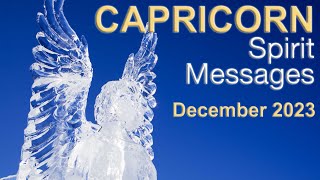 CAPRICORN SPIRIT MESSAGES quotTHERES POSITIVE NEWS DOORS ARE OPENING FOR YOUquot December 2023 tarot [upl. by Nirot]