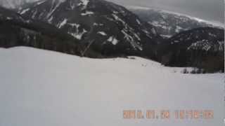 Extreme Ski Austria Goldeck 1275 kmh speed [upl. by Savihc]