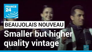 Beaujolais Nouveau Beaujeu celebrates a smaller but higher quality 2022 vintage • FRANCE 24 [upl. by Armillas267]