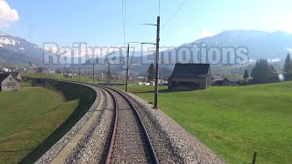 🚆 Cab ride into beautiful Obertoggenburg Switzerland  Thurbo S2 Altstätten SG  NesslauN St J [upl. by Oicnerolf]