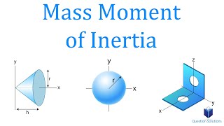 How to Find Mass Moment of Inertia  Mechanics Statics  Solved Examples [upl. by Ranip]