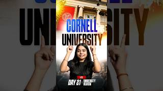 Cornell University Admission 2024  Courses QS Ranking Placement Scholarship [upl. by Yesteb758]