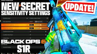 🚨 ALERT 🚨 NEW SENS SETTINGS in BO6 Season 1 Reloaded Update 🎮 BO6 Best Settings PS4PS5XboxPC Aim [upl. by Ivo262]