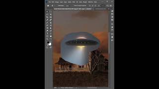 How to Auto Blend two Images in Photoshop Tutorial shorts photoshop tutorial [upl. by Sidra]