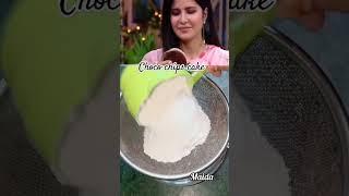 Eggless cake 😋 easy and simple food cooking recipe [upl. by Drabeck]