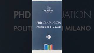 Politecnico Di Milano  Phd Graduation 2024 phd polimi engineering milan italy [upl. by Aileahcim897]