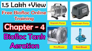 Chapter 4  Complete Information About Biofloc Air System l Biofloc Tank Air System  Air Pump [upl. by Modie]