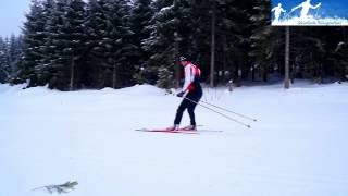 Bremstechnik auf Ski der Schneepflug [upl. by Coplin626]