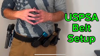 Easy USPSA Belt Set Up [upl. by Anifares161]