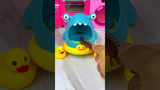 Satisfying With Unboxing amp Review Funny Oddly Fish Set Toys  Eating insects ASMR Videos [upl. by Ashien]