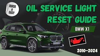 BMW X1 E84 F48 U11 Maintenance Hack Reset Your Engine Oil Service Light 20102024 🛠 [upl. by Kelsy877]