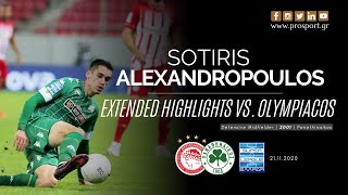 Sotiris Alexandropoulos vs Olympiacos 211120  PROSPORTGR [upl. by Maris]