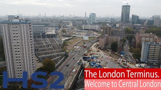 HS2 in Central London  Euston Construction [upl. by Morey686]