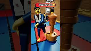 Kickboxing Practice Gone Wrong Knocked Out by a Dummy – LEGO Edition 😂🥋 LEGO EpicFail shorts [upl. by Ramilahs]