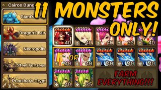 How to Farm Cairos Dungeon DOTs Explosion GB12  SF10 amp Tricaru DB12  NB12  PC10 in Summoners War [upl. by Lenna]