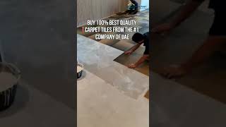 How to Install Carpet Tiles in 7 Easy Steps  DIY Carpet Tile Fitting Guide  short shortsvideo [upl. by Lluj]