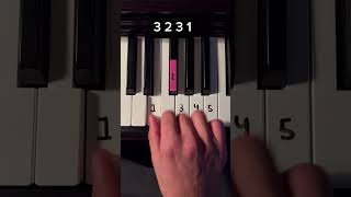 Carol of the bells 🔔 tutorial Christmas piano pianolessons christmasiscoming christmascarols [upl. by Adrahs692]