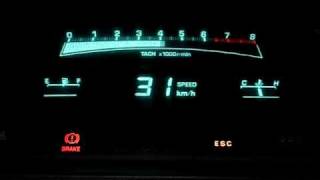 7MGTE—MZ20 Soarer 133519kms—Stock  JS785—Dash RunningMPG [upl. by Lodge]