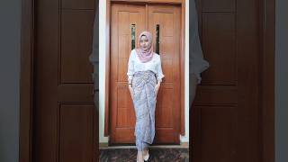 Tutorial rok lilit outfit outfitkondangan roklilit tutorial [upl. by Doretta]