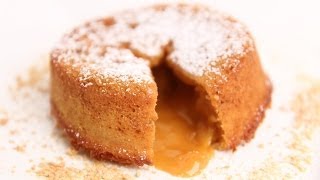 Molten Butterscotch Lava Cake Recipe  Laura Vitale  Laura in the Kitchen Episode 675 [upl. by Rother]