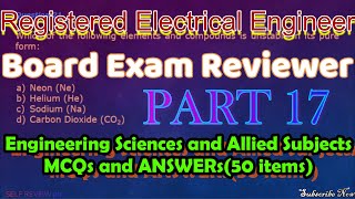 REE Board Exam Reviewer ESAS Part 17  50  Items  Objective type Questions and Answers [upl. by Eelahs]