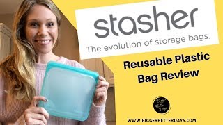 Stasher Bag Review Shark Tank Approved Reusable Plastic Bag [upl. by Digdirb]