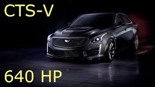 2017 Cadillac CTSV Carbon Black Pack  Review [upl. by Odilo]